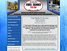 Tablet Screenshot of fuel-togo.com